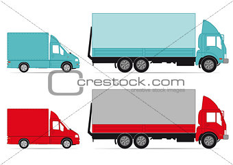 Trucks and vans