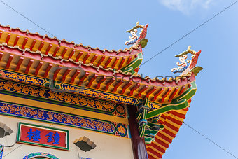 Buddhist temple detail