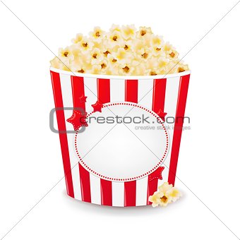 Popcorn In Cardboard Box
