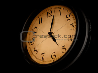 Antique clock dial