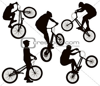 Bike tricks set