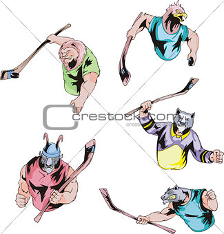 Sport mascots - ice hockey