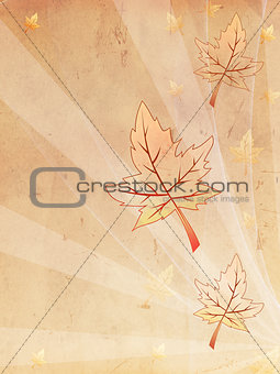 retro beige old paper autumn background