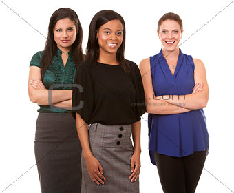 three business women