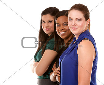 three business women