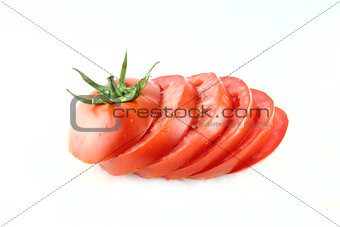 fresh tomatoes slices