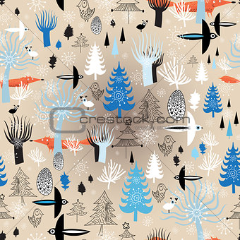 Christmas texture winter forest