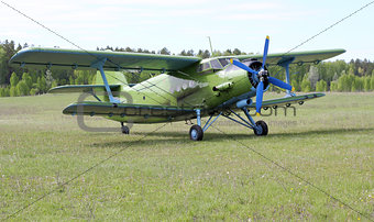 Biplane An-2 (Antonov)  at the airport