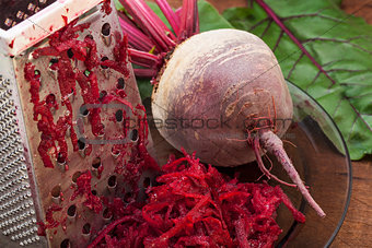 red beet grated