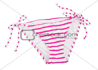 Striped pink Bikini bottom
