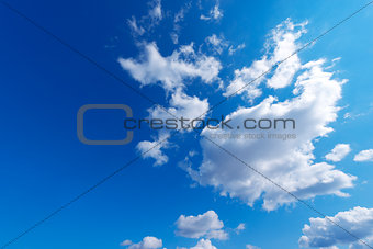 Blue Sky with Clouds - Background