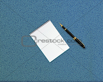 blank opened notebook