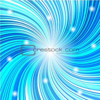 Blue background with lights