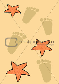 Footsteps and Starfish