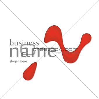 Innovation trickling letter logo