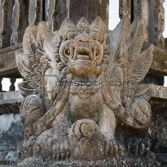 Balinese demon statue