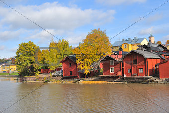 Finland. Autumn in Porvoo