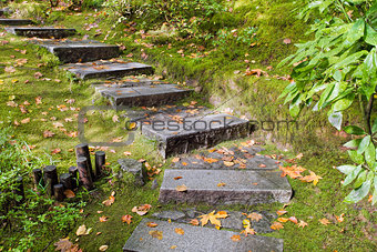 Asian Garden Granite Stone Steps