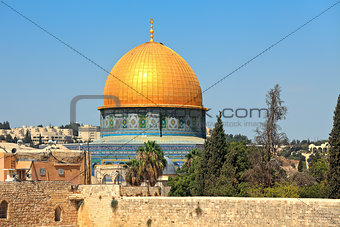 Dome of the Rock mosque.