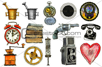various object - sign - icon