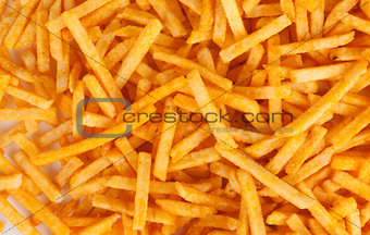 Crunchy paprika potato sticks