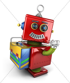 Student toy robot