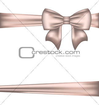 Elegant bow for packing gift