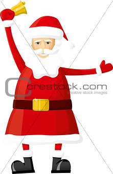Vector Santa With Bell