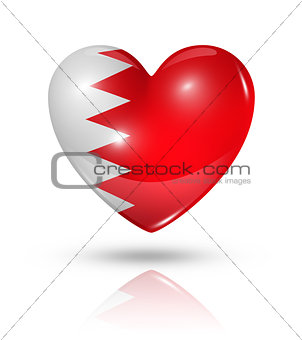 Love Bahrain, heart flag icon