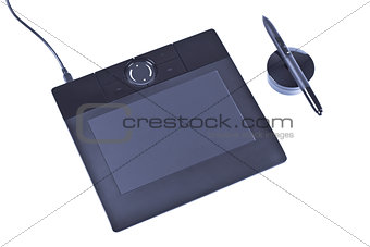 drawing tablet with pen