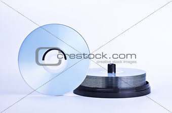 stack of printable discs