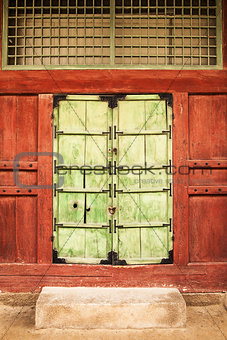 Korean Palace Door