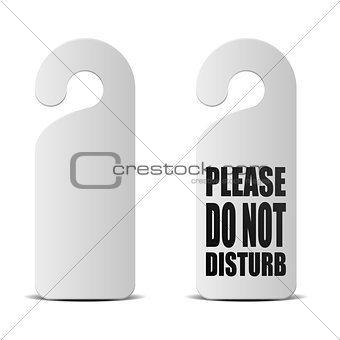 do not disturb door sign