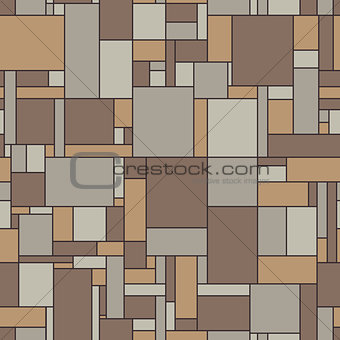Seamless vector pattern of linoleum in vintage colors