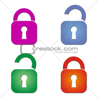 Locks icons