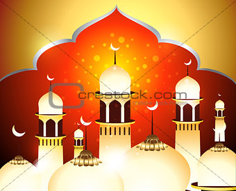 Golden Eid Background