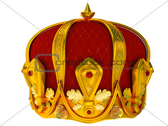 Royal gold crown 