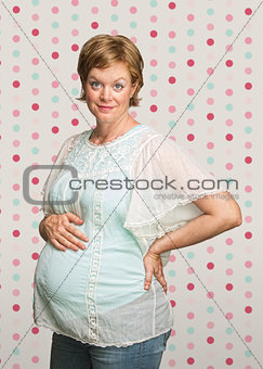 Cheerful Pregnant Woman