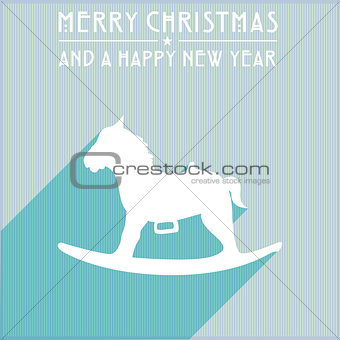 christmas rocking horse