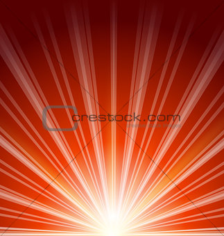 Lens flare with sunlight, abstract background