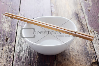 Chopstick with bowl 