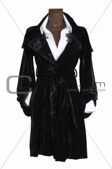  black velvet dress