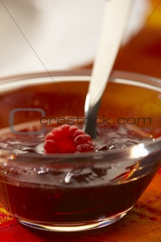  jam with fresh raspberry