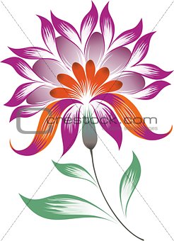 Bright decorative flower