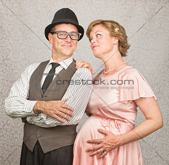 Hopeful Pregnant Couple
