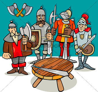 knights of the round table cartoon