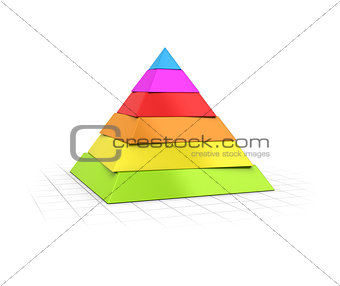 Layered Pyramid Six Levels 