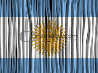 Argentina Flag Wave Fabric Texture Background