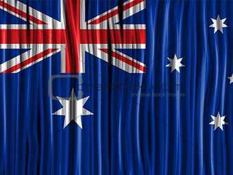 Australia Flag Wave Fabric Texture Background