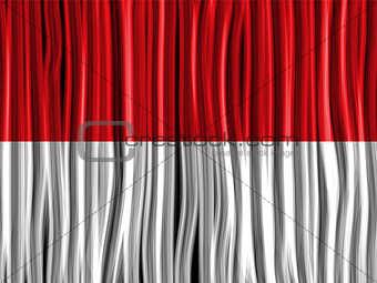 Monaco Flag Wave Fabric Texture Background